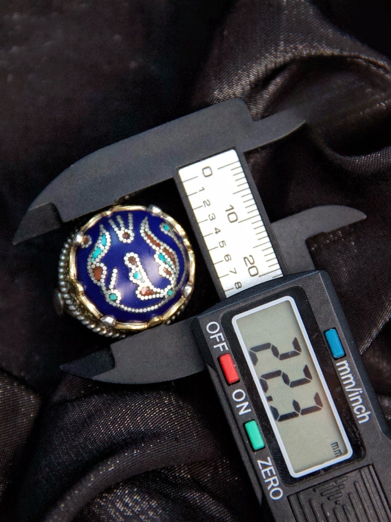 Genuine Lapis Lazuli Ring – Healing Gemstone Jewelry with Tibetan Craftsmanship