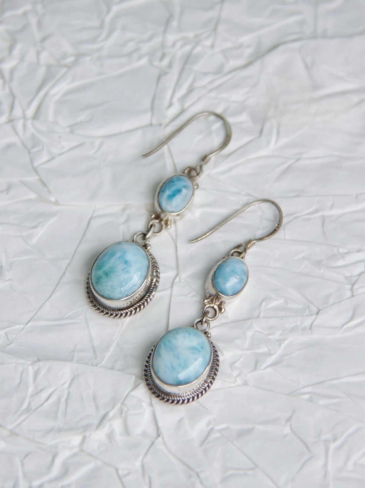 Larimar Earrings