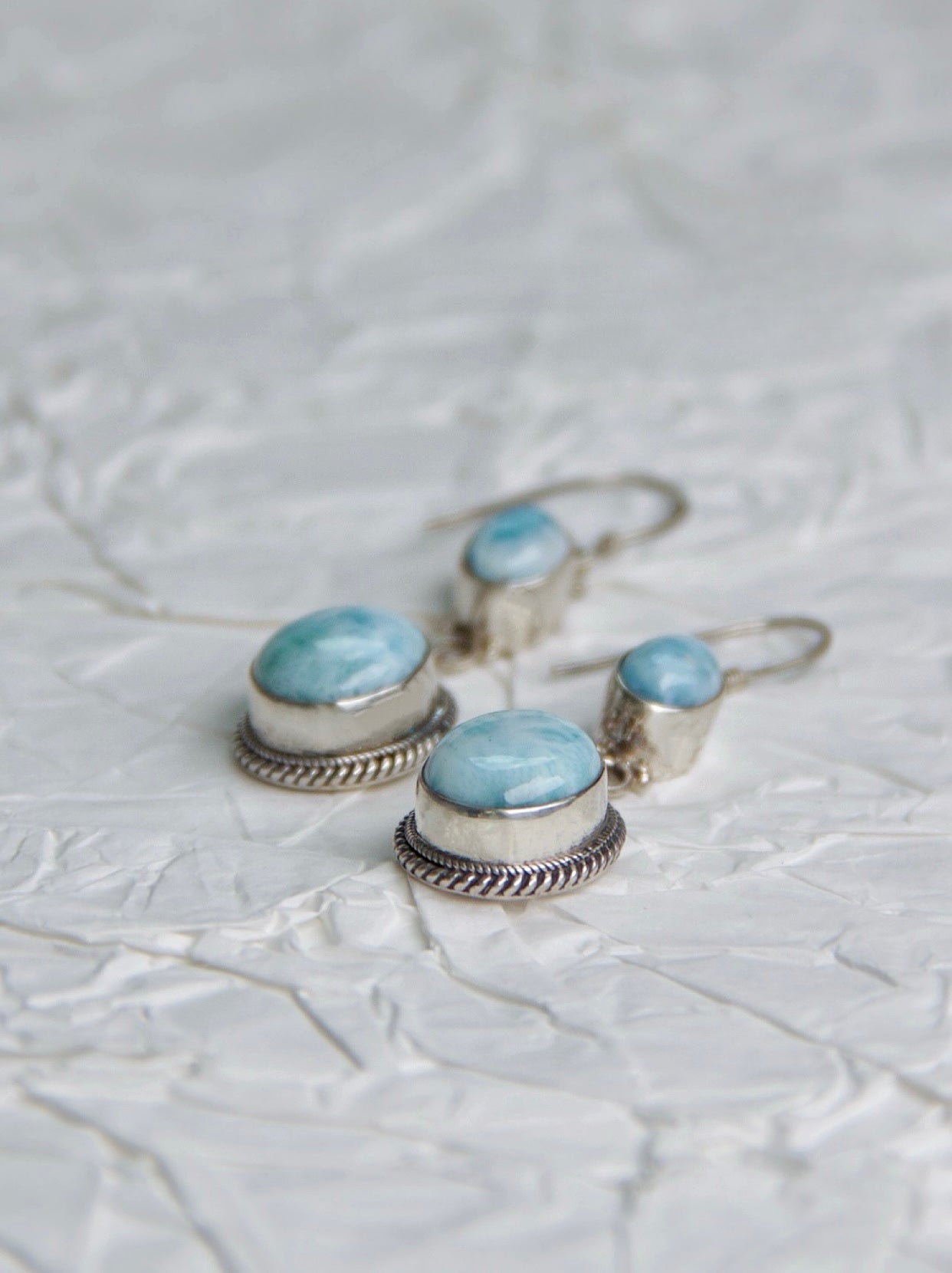 Larimar Earrings
