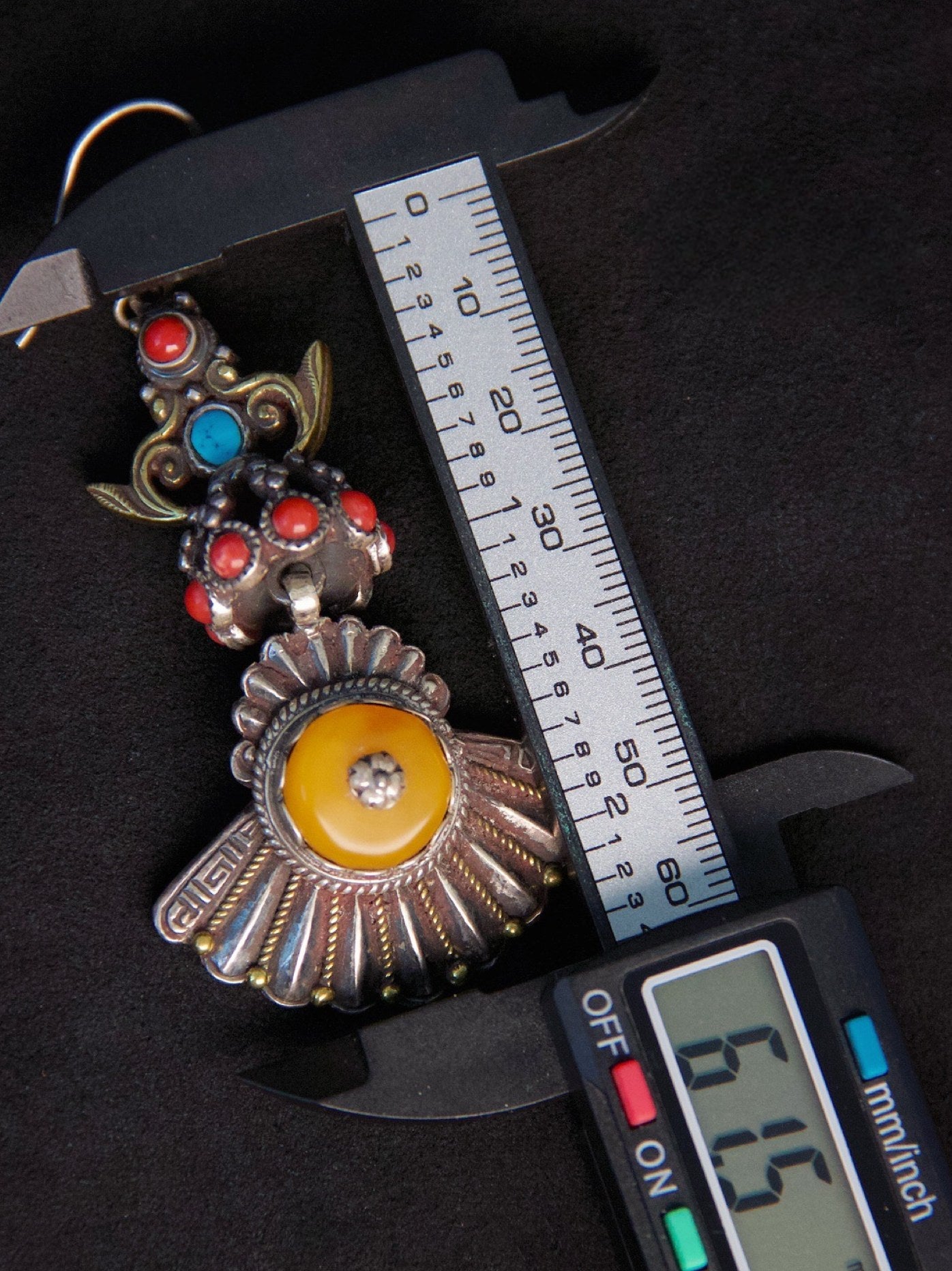 Old Beeswax Amber Earrings