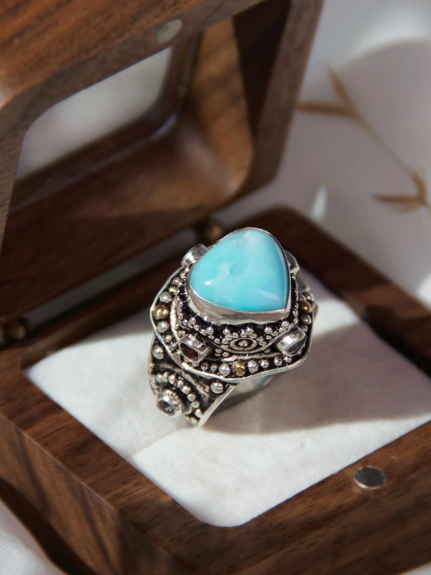 Larimar Ring