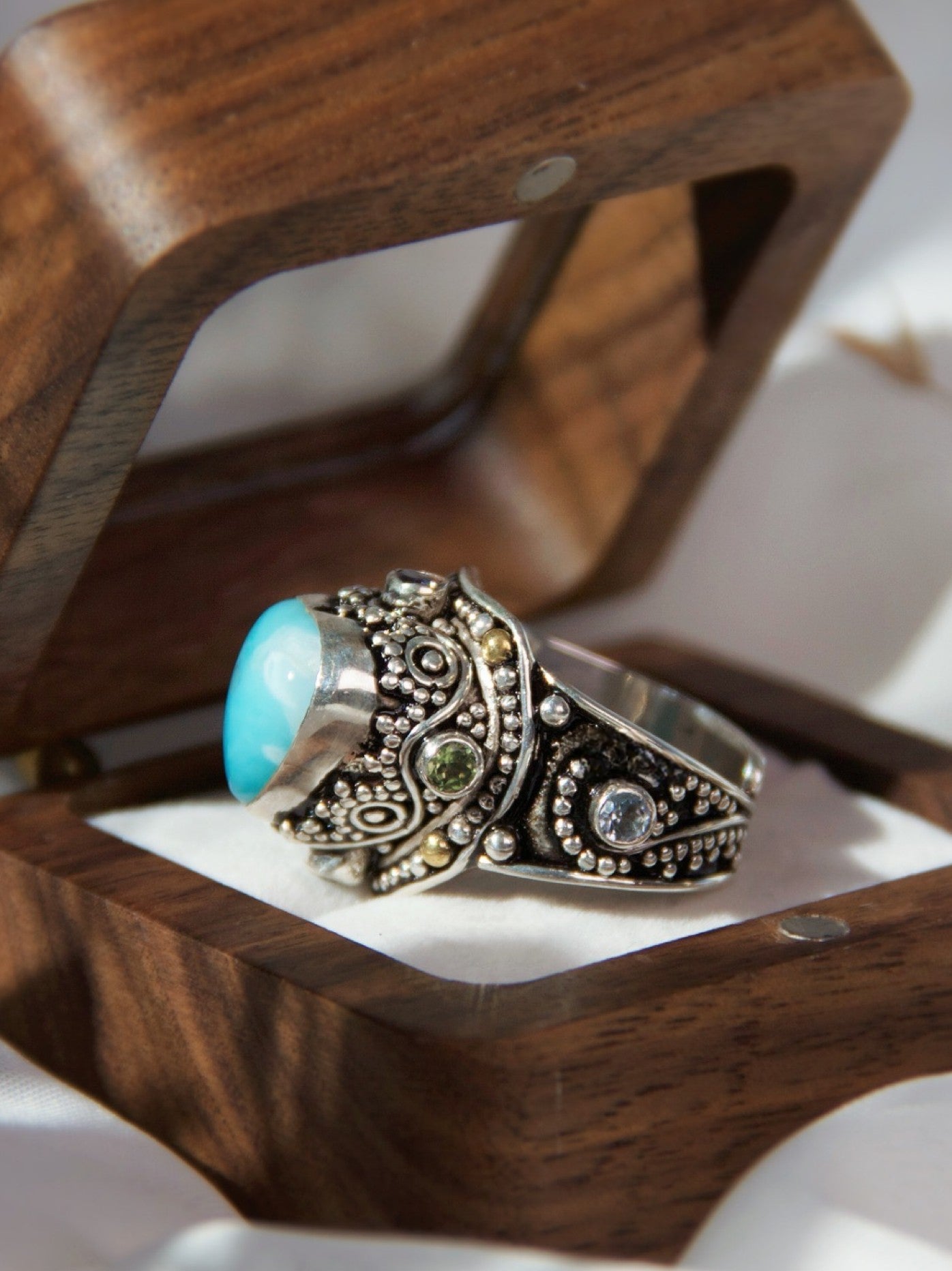 Larimar Ring