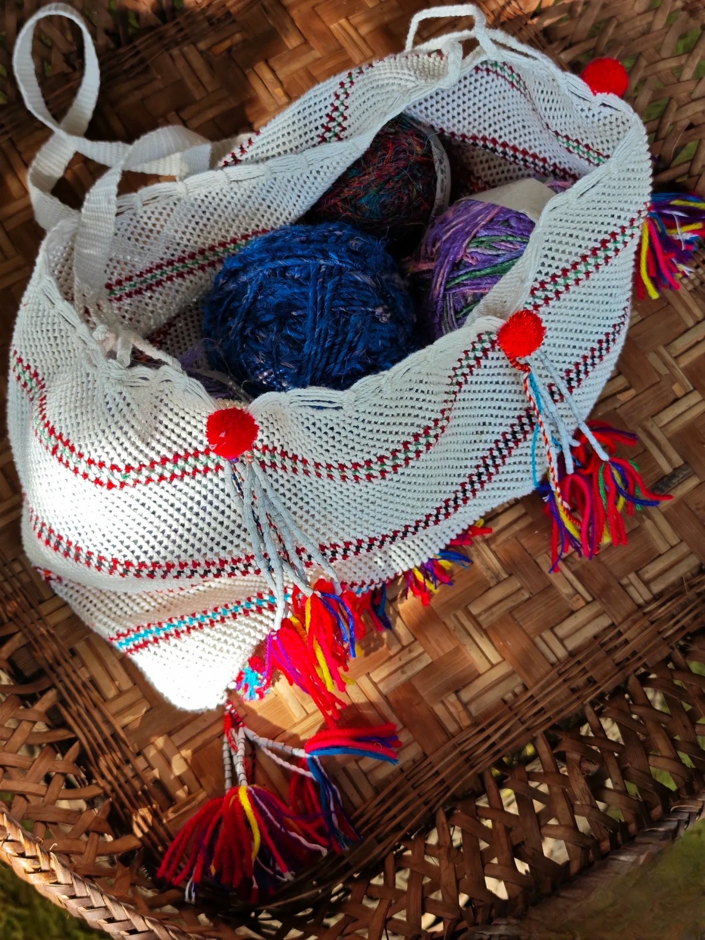 Handwoven Beach Bag – Boho style