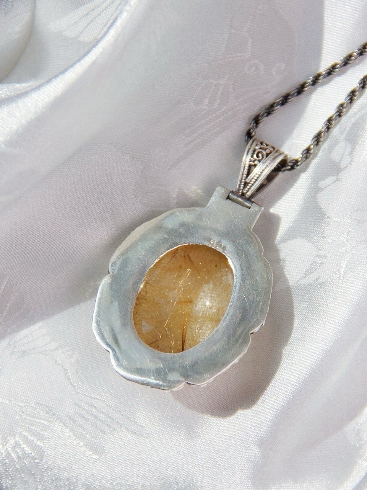 Vintage Crystal Necklace - Sustainable Jewelry