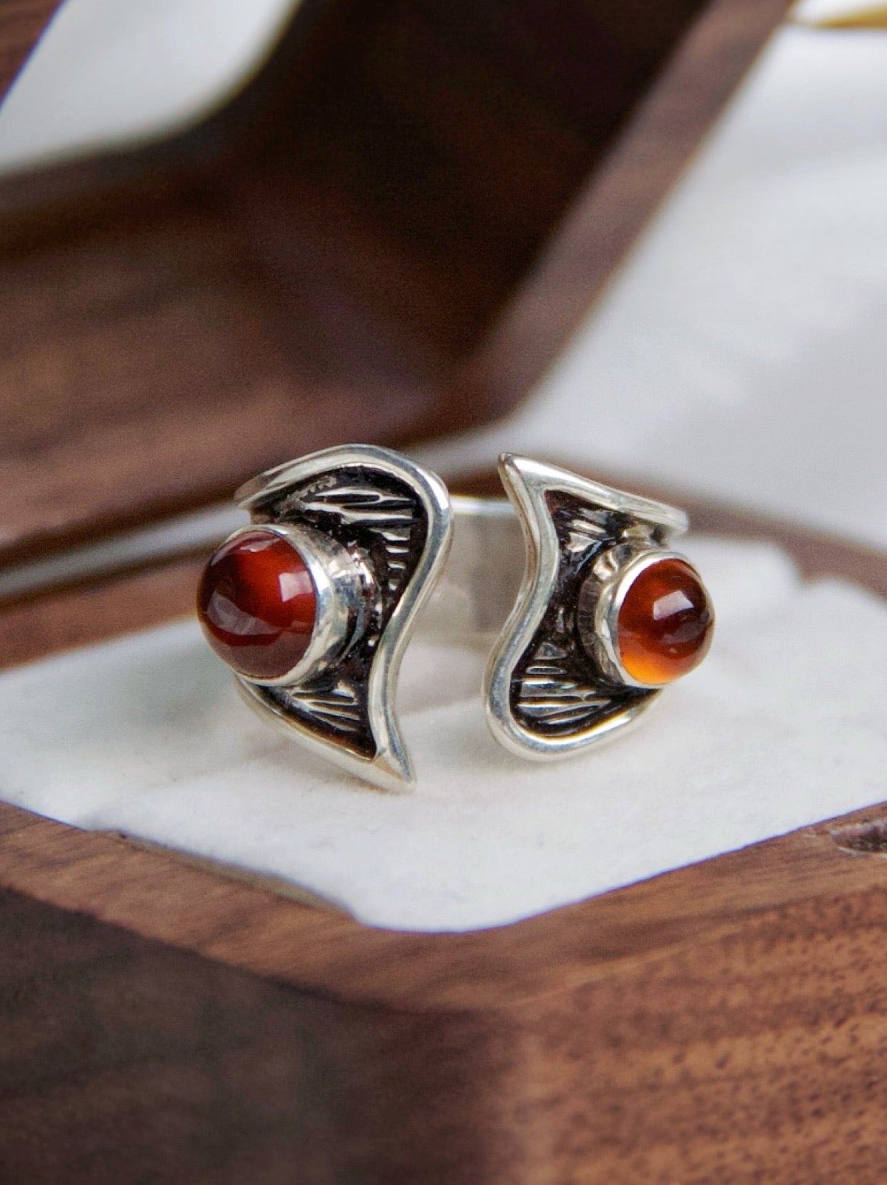 Vintage Tail Ring - Unique Silver Jewelry