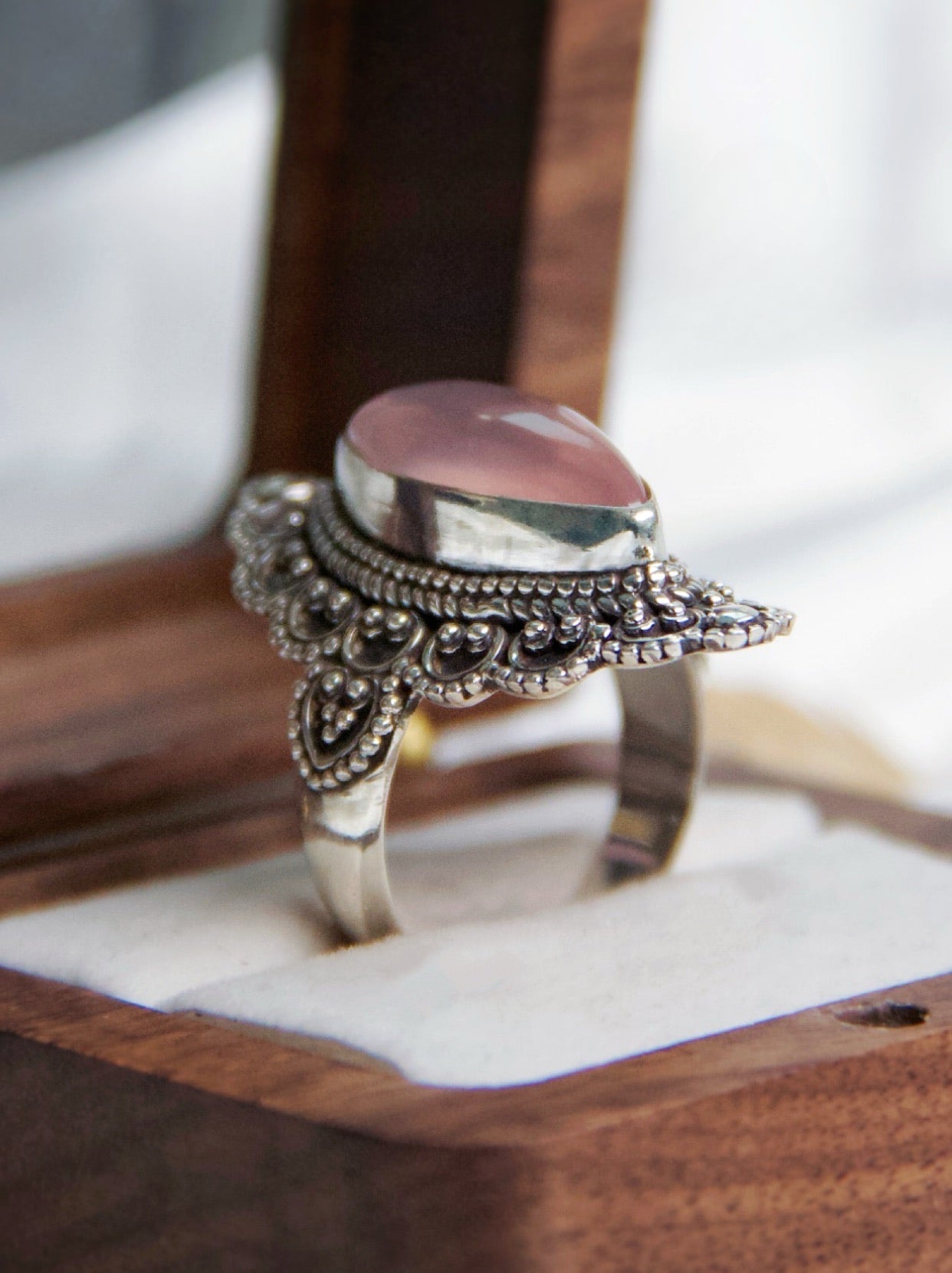 Crystal Ring - Vintage Buddhist Jewelry
