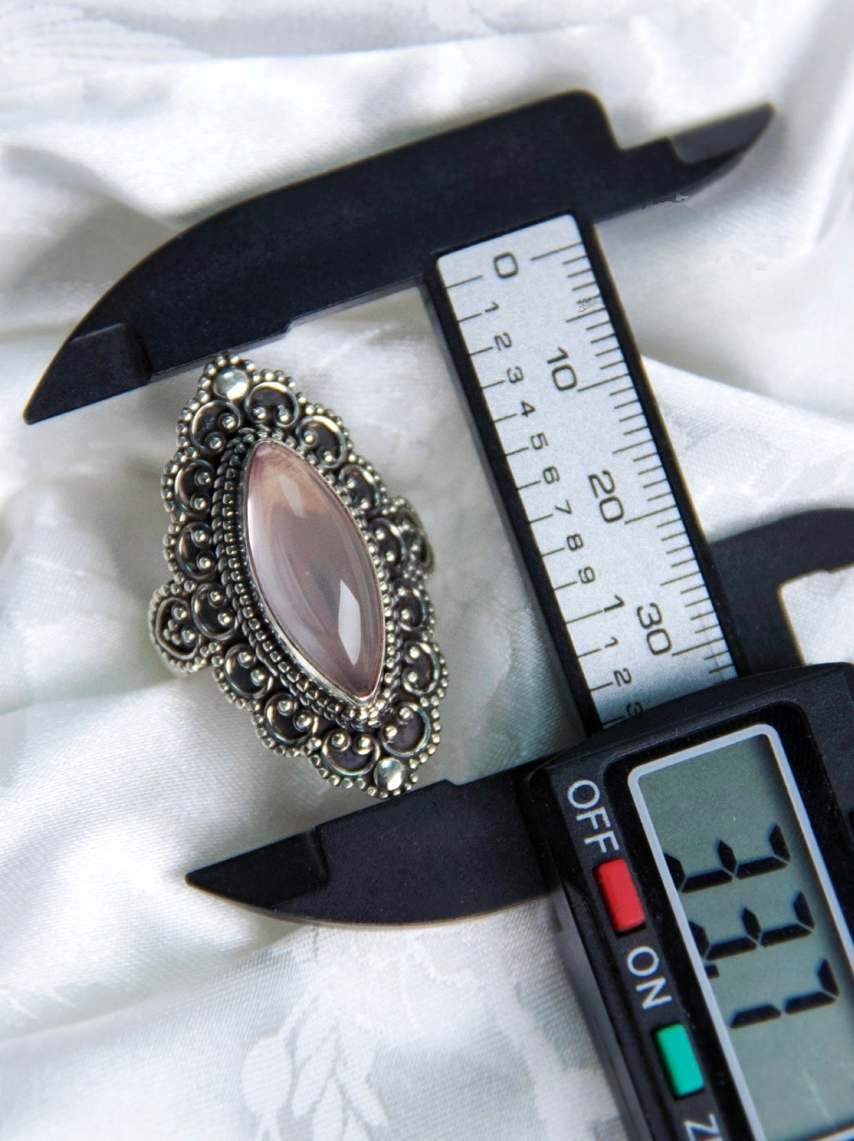 Crystal Ring - Vintage Buddhist Jewelry