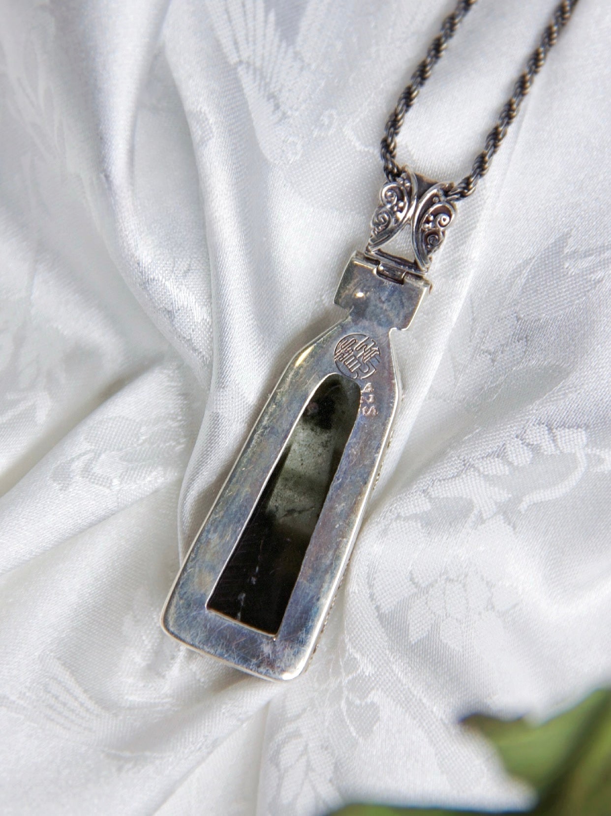 Quartz Pendant Vintage Jewelry