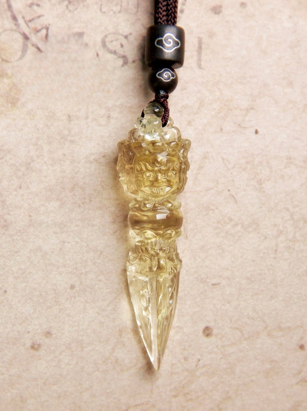 vintage Citrine Pendant