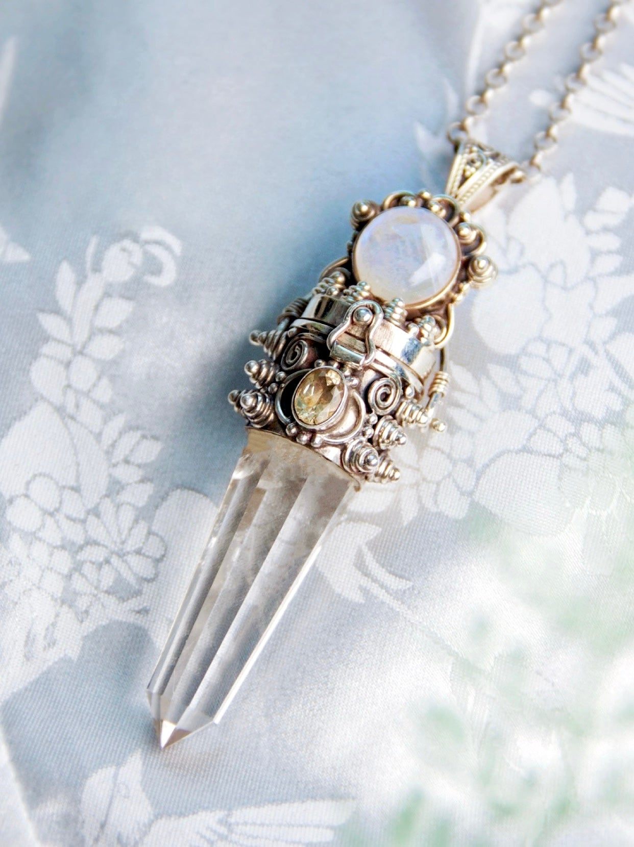 Clear Quartz Energy Pendant