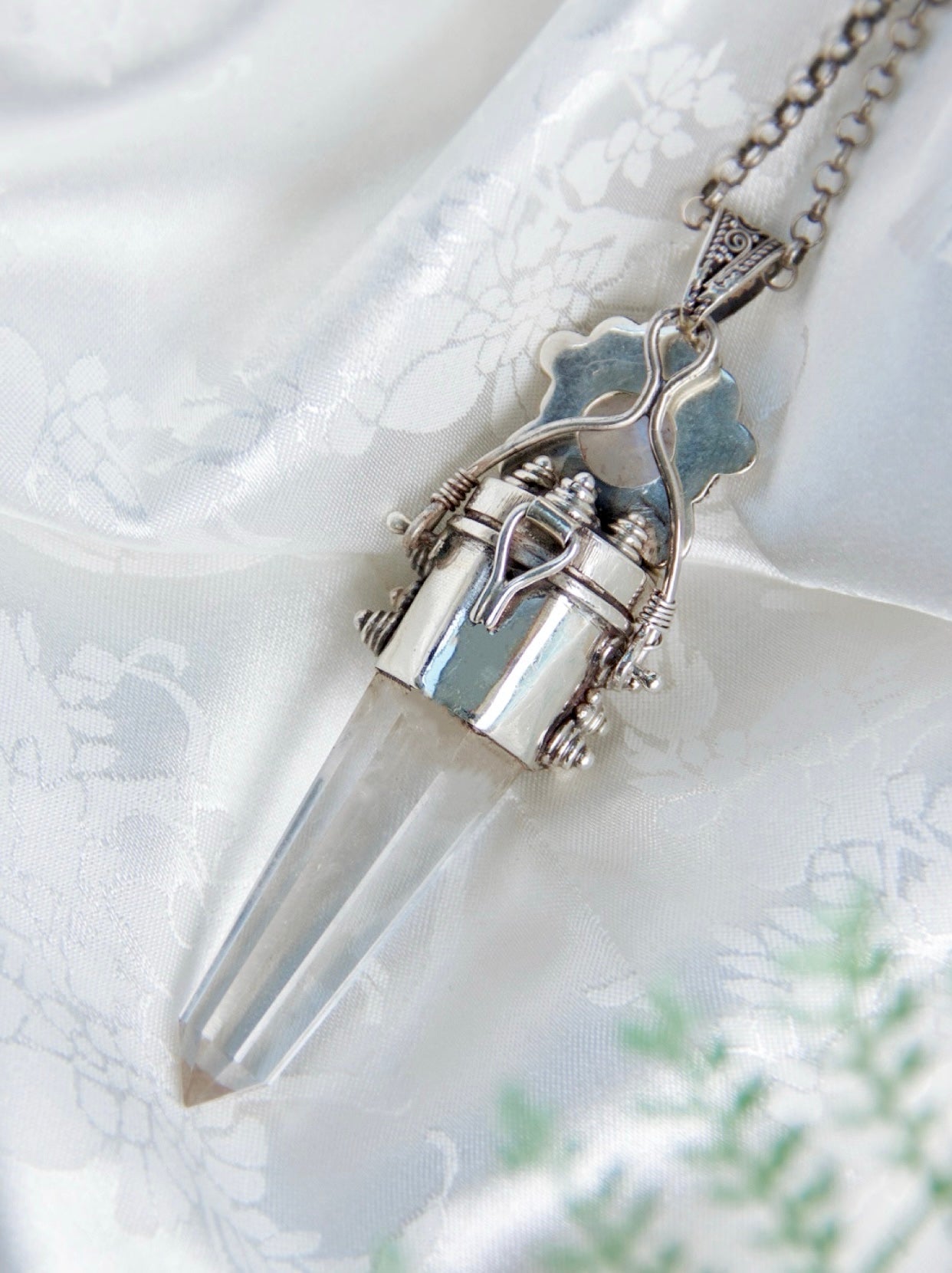 Clear Quartz Energy Pendant