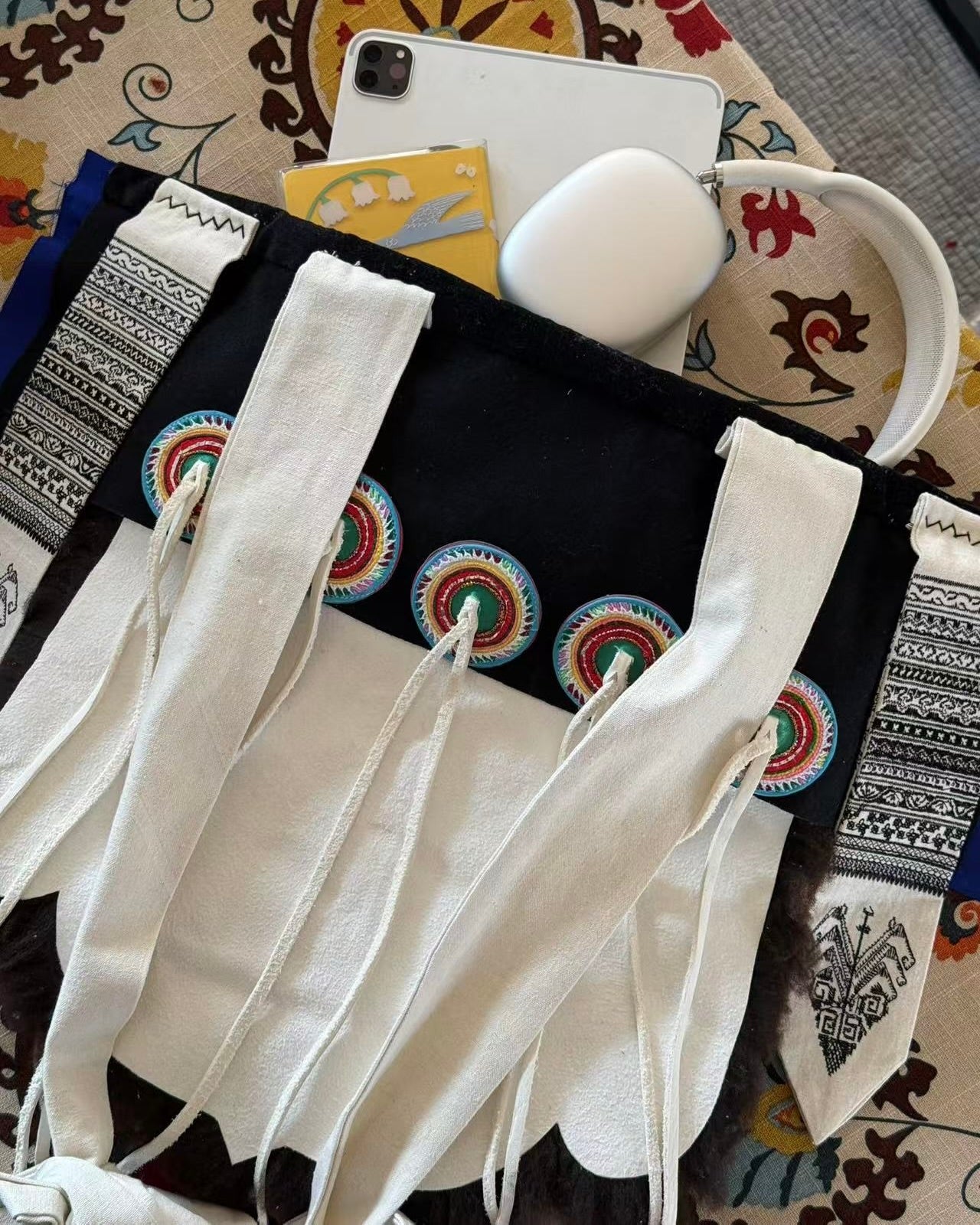 Handmade leather bag-Boho style
