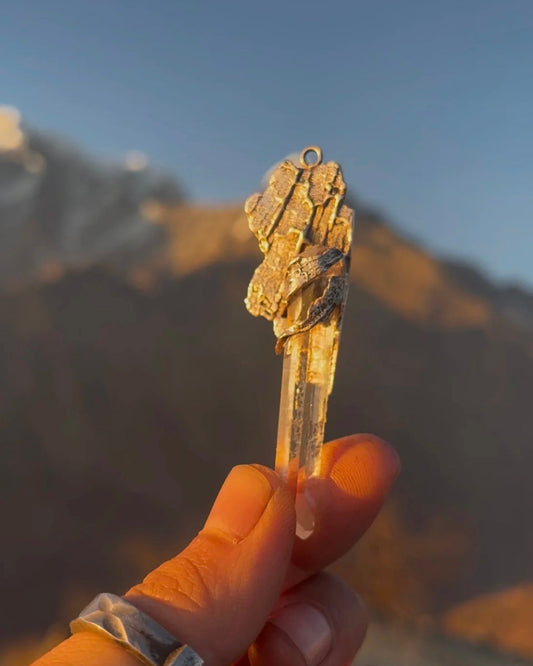 Pure Energy from the Peaks – Discover the Magic of Our Himalayan White Crystal Silver Jewelry