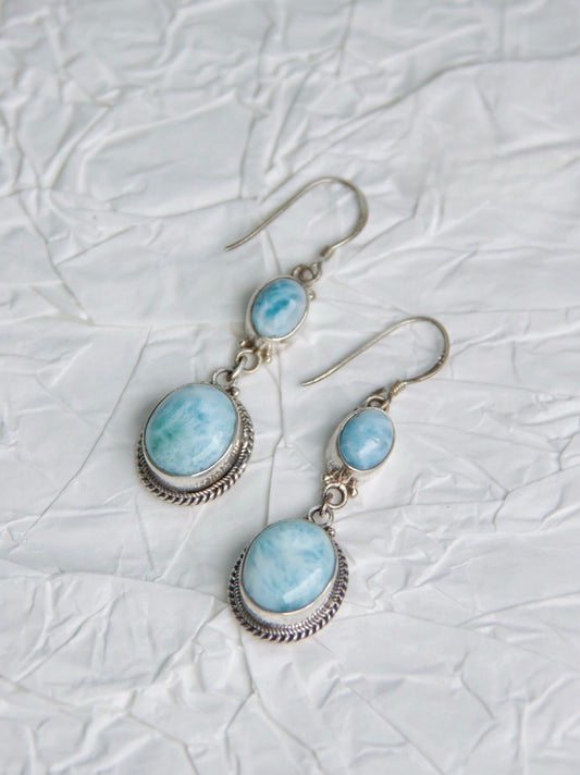 Larimar Earrings