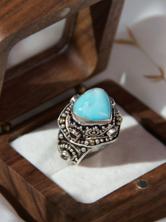 Larimar Ring